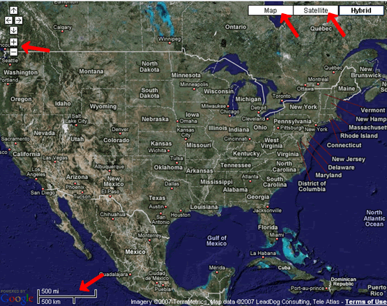A sample Google Map